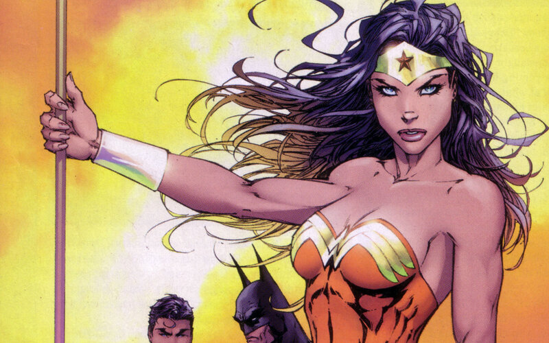 Wonder Woman in action
