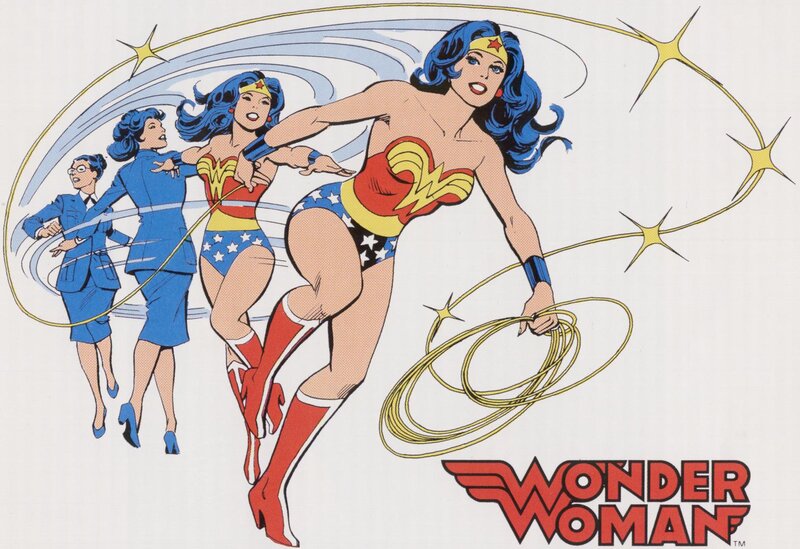 Wonder Woman in action