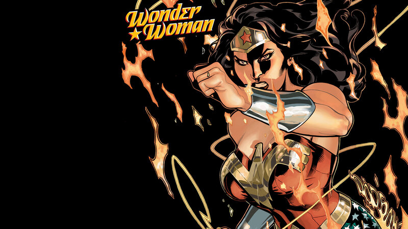 Wonder Woman in Action — Black