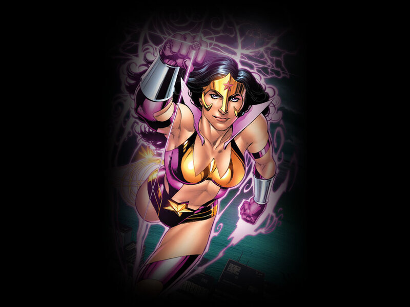 Wonder Woman in Action — Purple