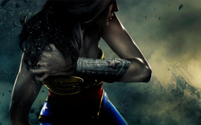 Wonder Woman in battle