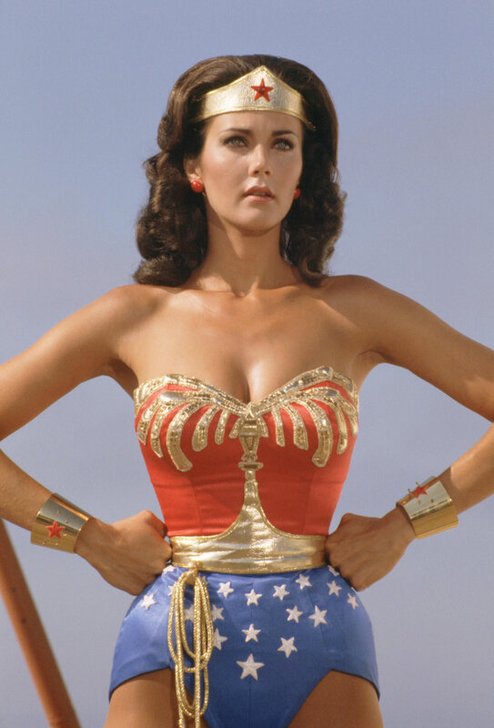 Wonder Woman in costume