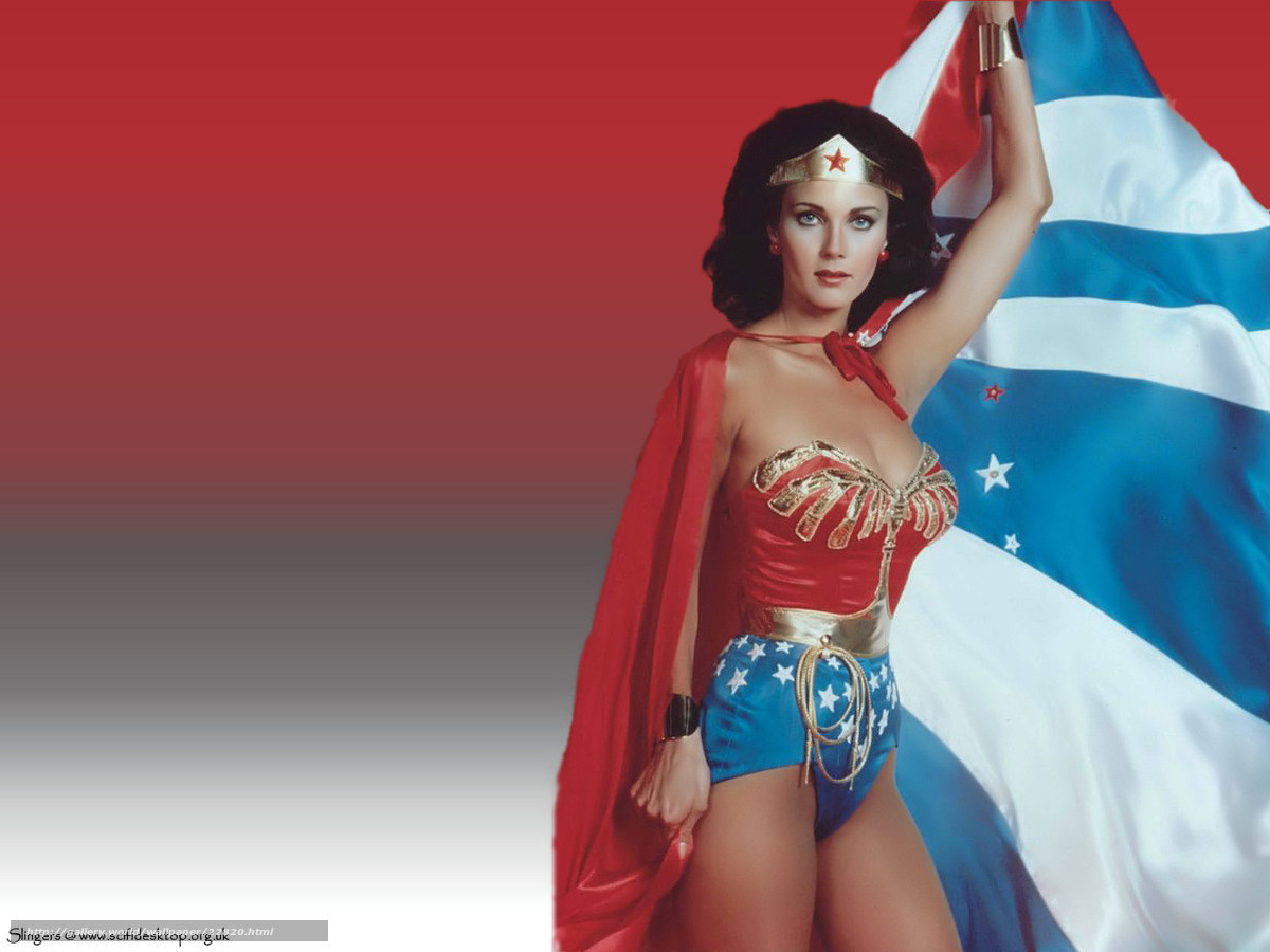 Wonder Woman in costume
