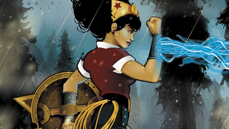 Wonder Woman in Forest