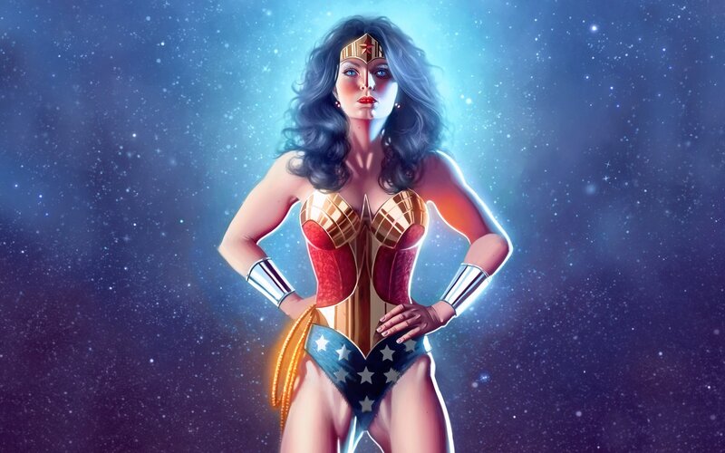 Wonder Woman in space