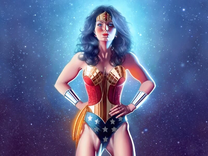 Wonder Woman in space