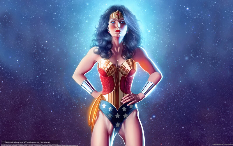 Wonder Woman in space