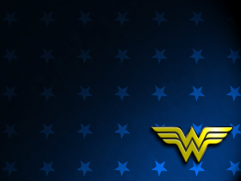 Wonder Woman logo on stars
