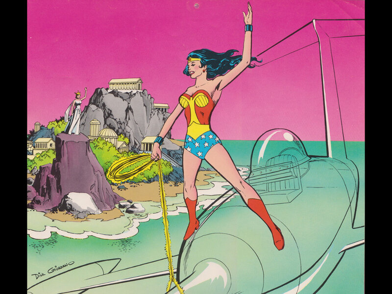 Wonder Woman on Aircraft