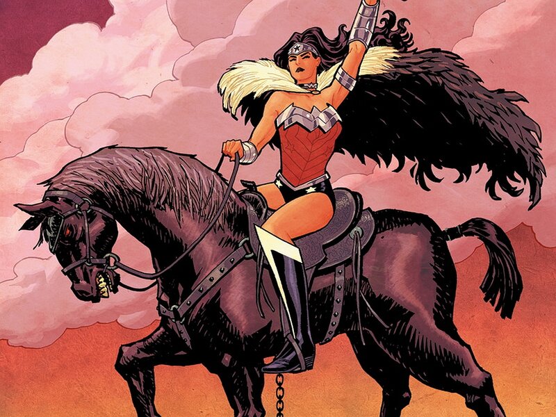 Wonder Woman on Horse