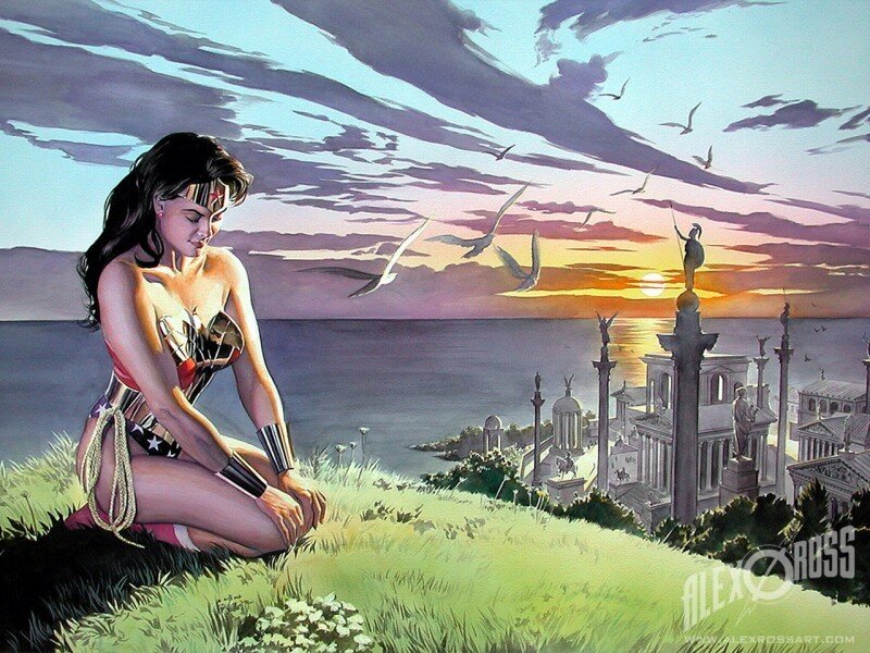 Wonder Woman on Themyscira