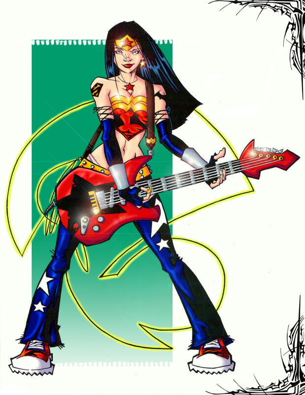 Wonder Woman rock star