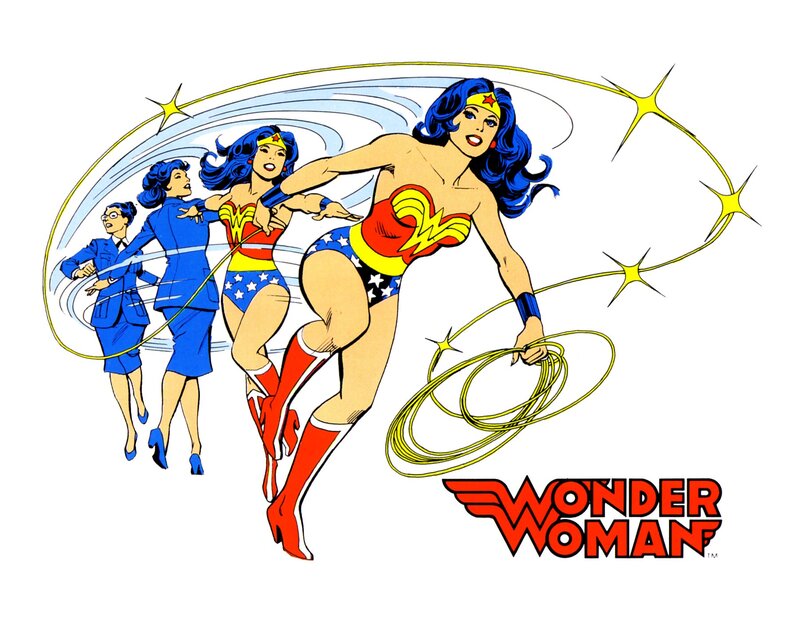 Wonder Woman Running