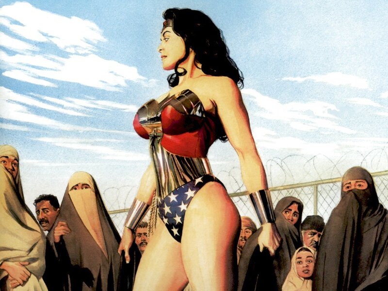 Wonder Woman stands tall