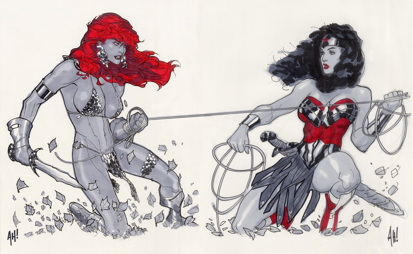 Wonder Woman vs. Red Sonja