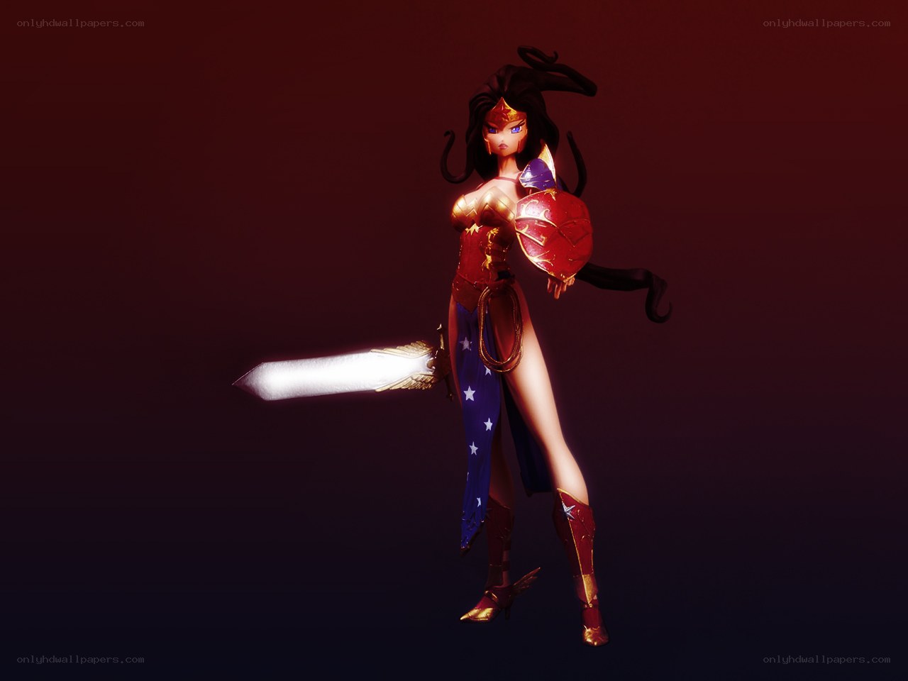 Wonder Woman warrior figure