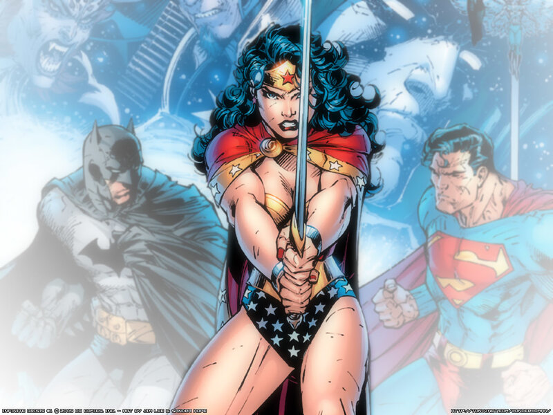 Wonder Woman with allies