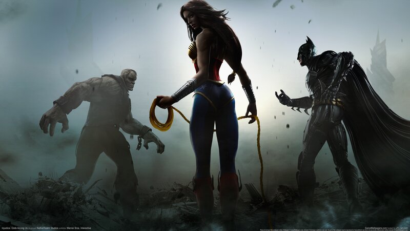 Wonder Woman with Batman and Hulk