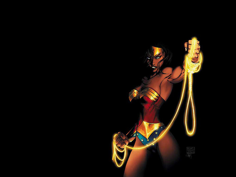 Wonder Woman with lasso