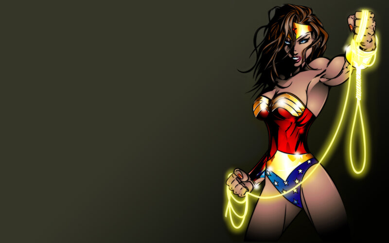 Wonder Woman with lasso