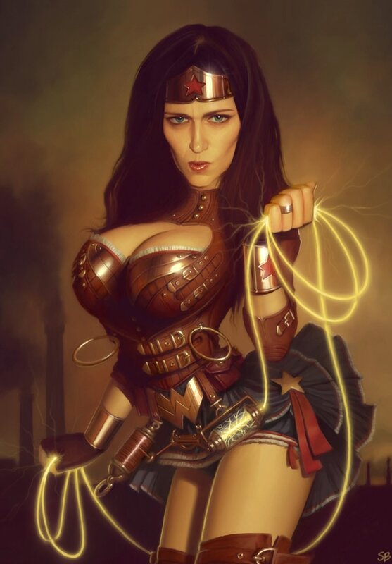 Wonder Woman with Lasso of Truth