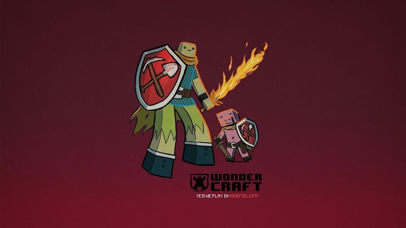 Wondercraft characters illustration