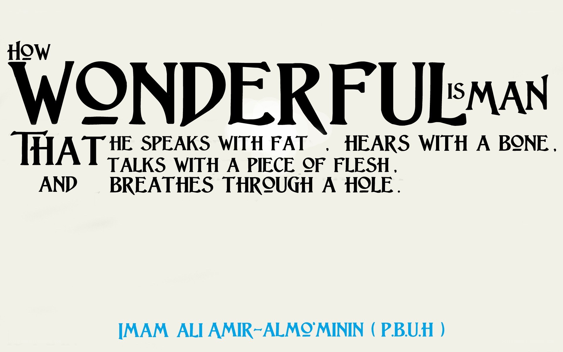 Wonderful Man Quote