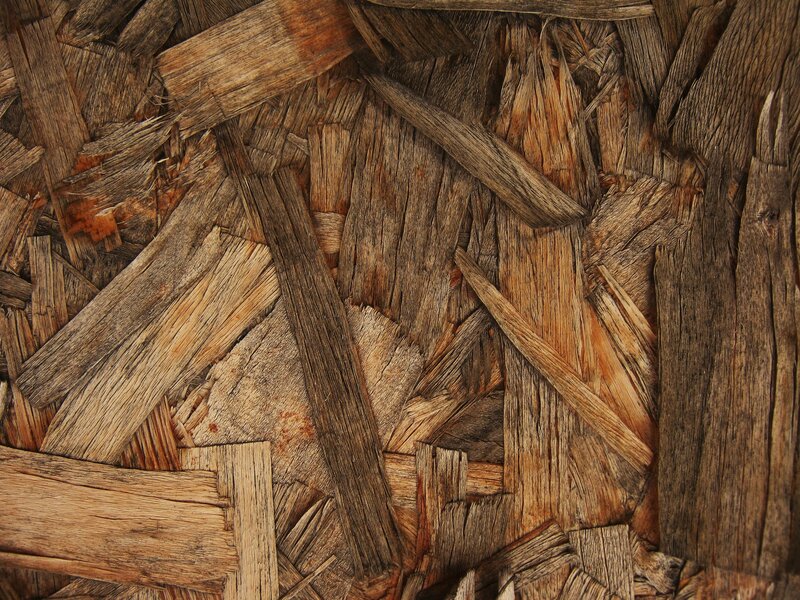Wood Chips in Composite Panel