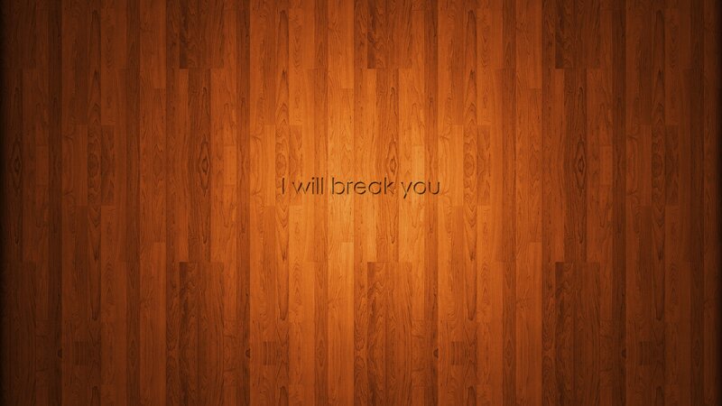 Wood floor with text