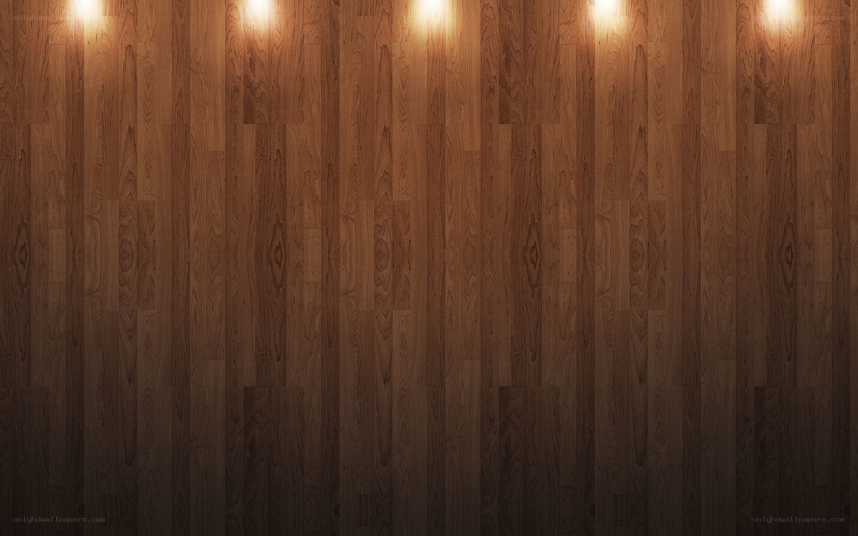 wood floor with warm lighting