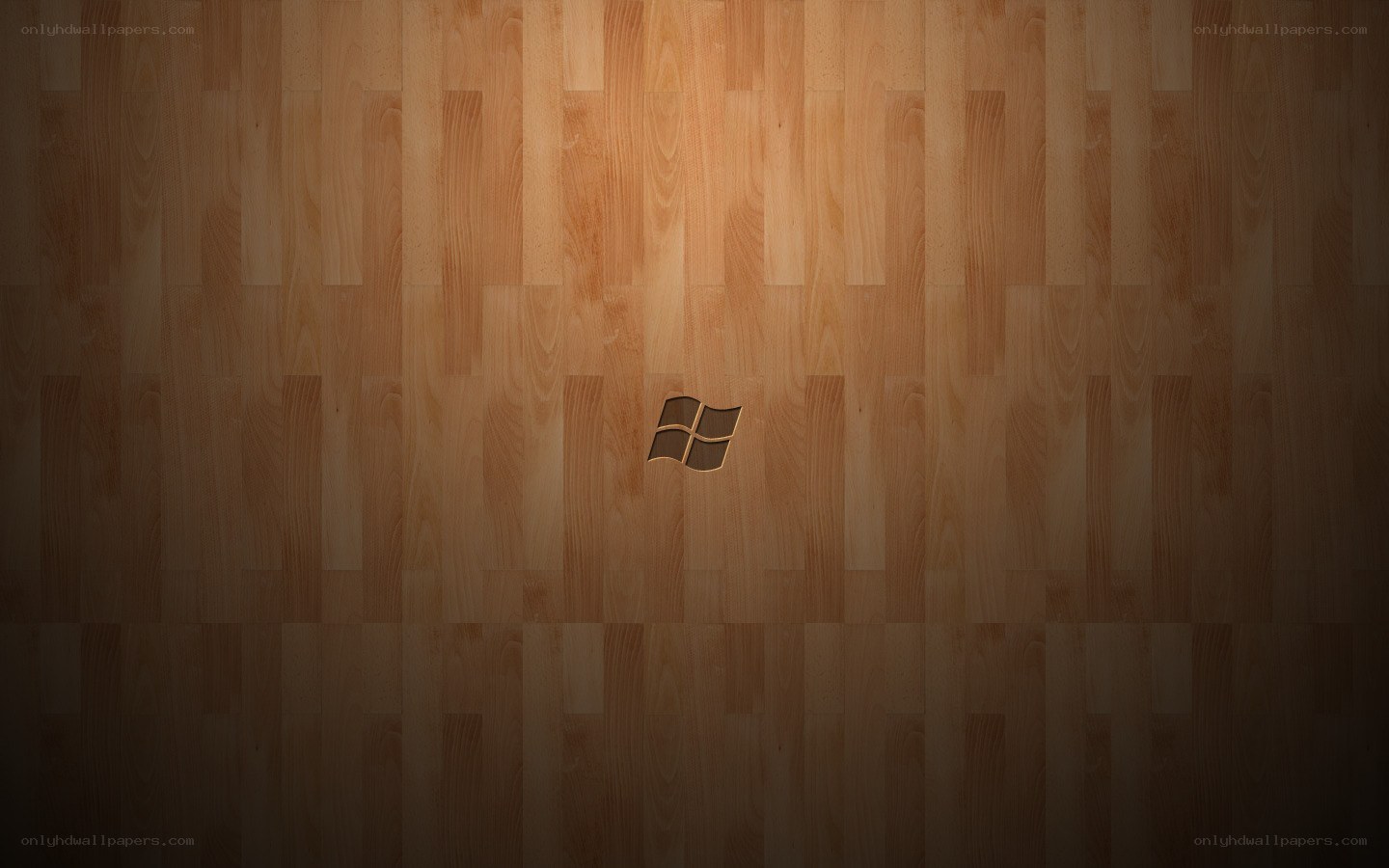 wood floor with windows logo