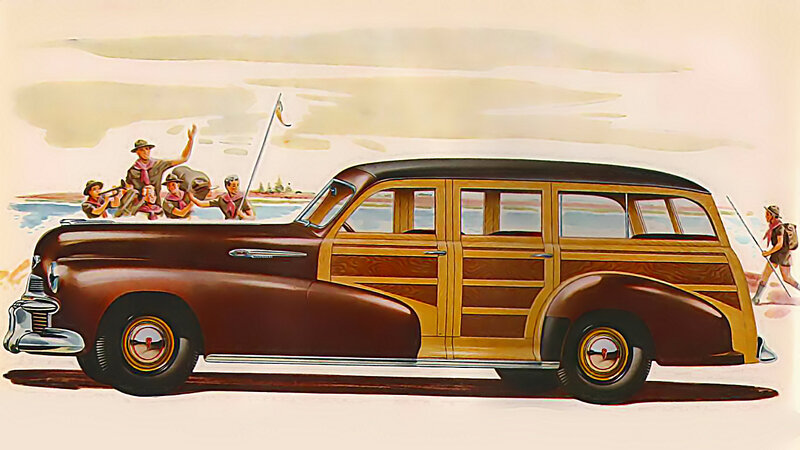 Wood-paneled Station Wagon