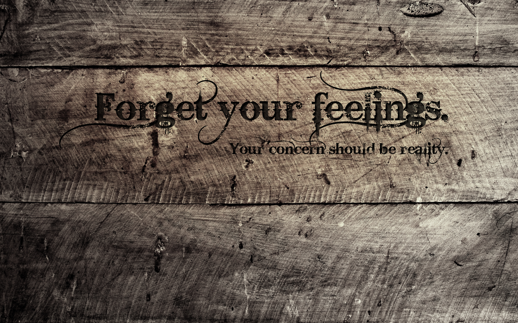 Wood text quote background