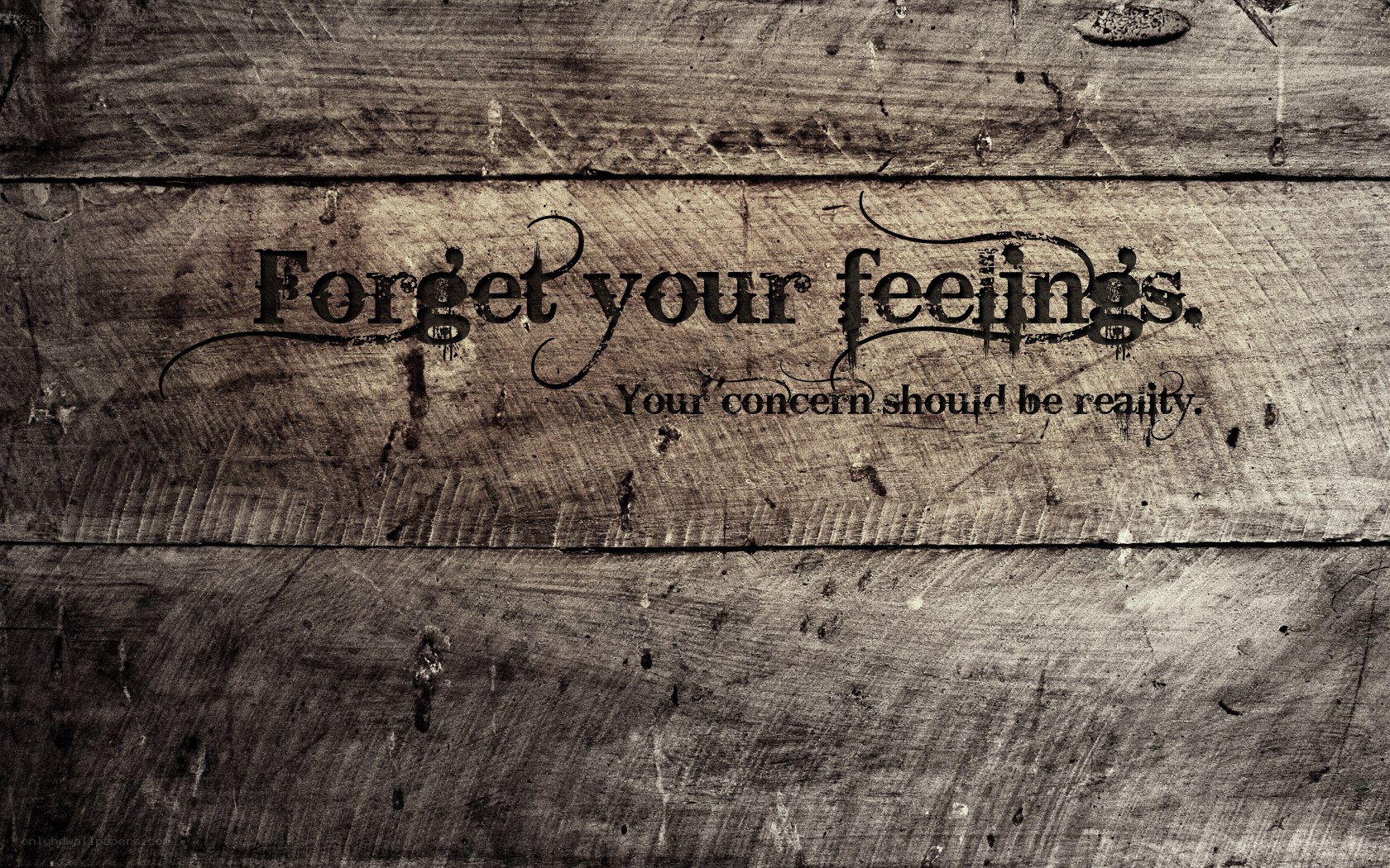 Wood text quote background