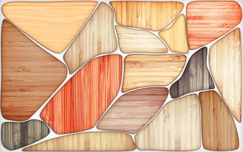 Wood Texture Collage