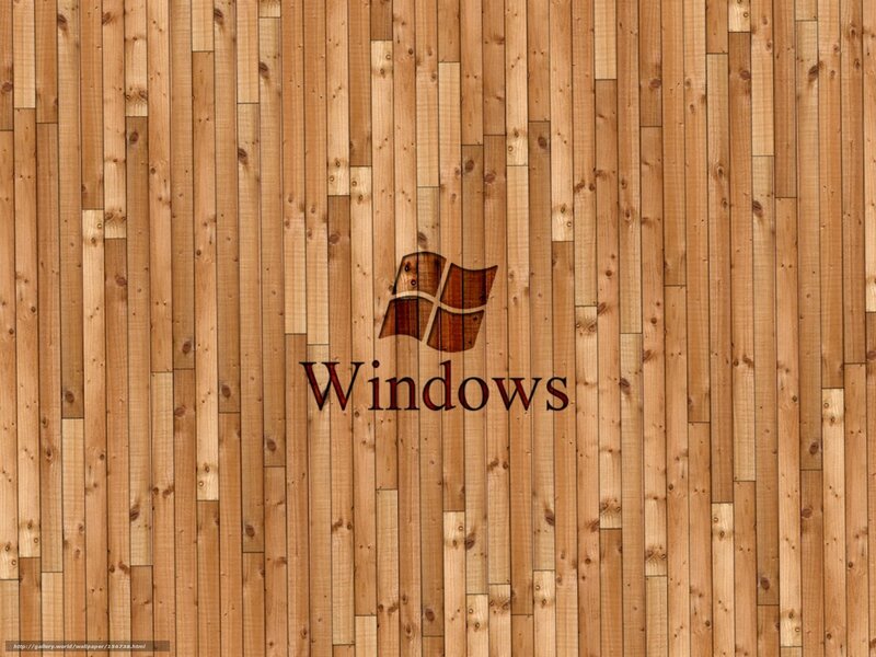 Wood texture Windows wallpaper