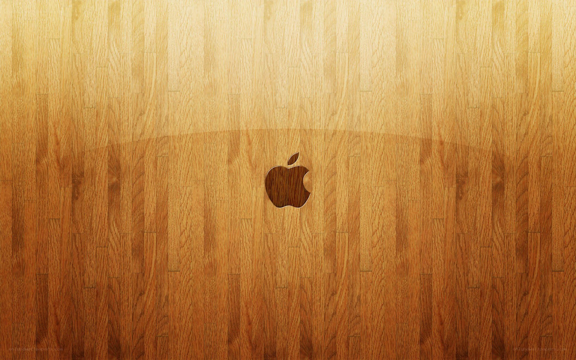wood texture with apple logo