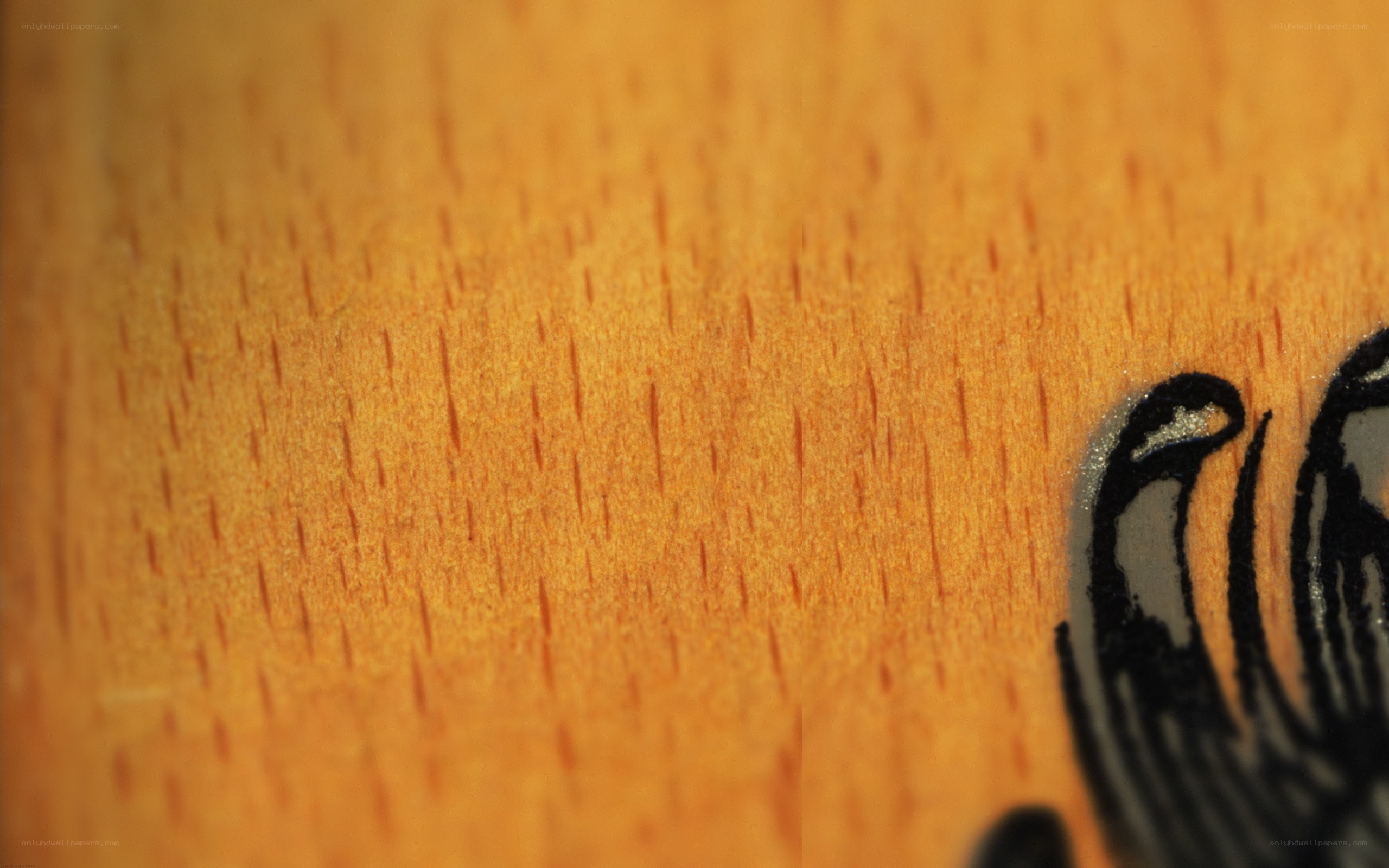 wood texture with partial logo
