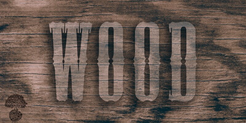 Wood Texture with Text