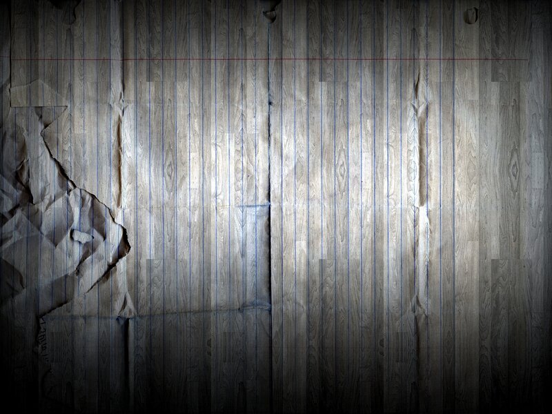 wood texture with torn paper