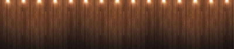 wood wall with lights