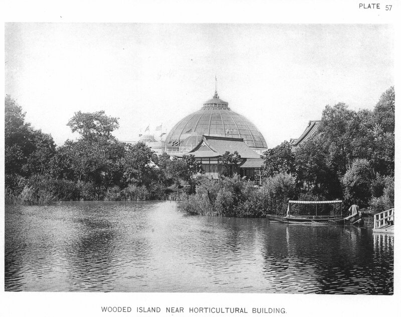 Wooded Island Near Horticultural Building