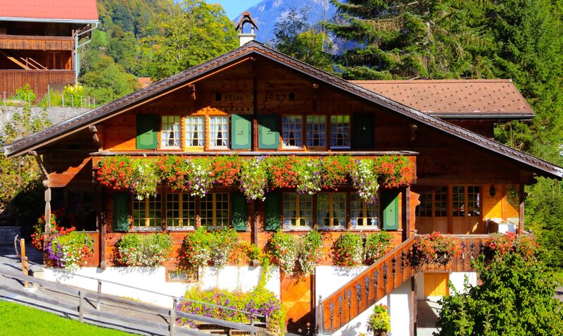 Wooden Alpine House
