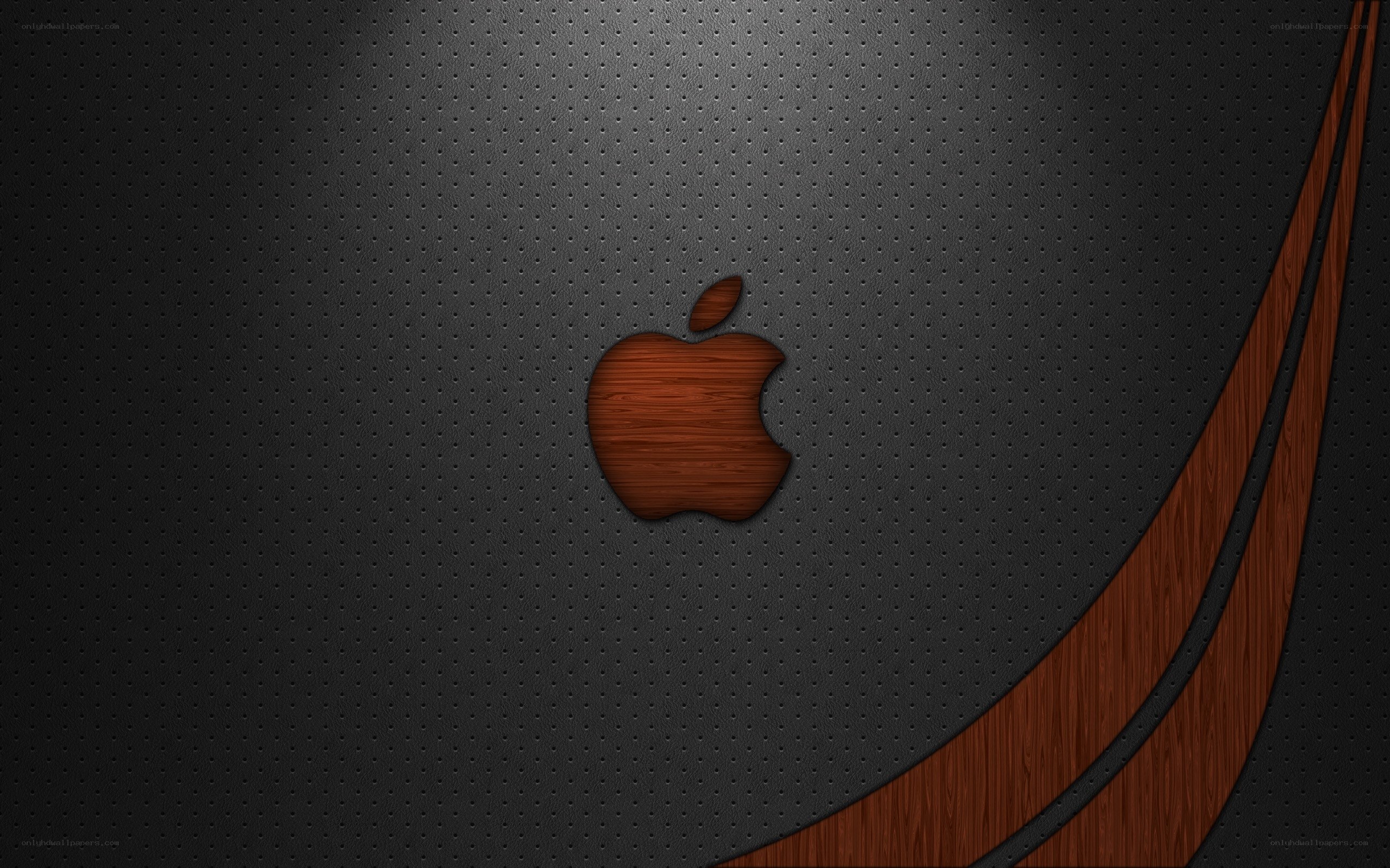 wooden apple logo wallpaper