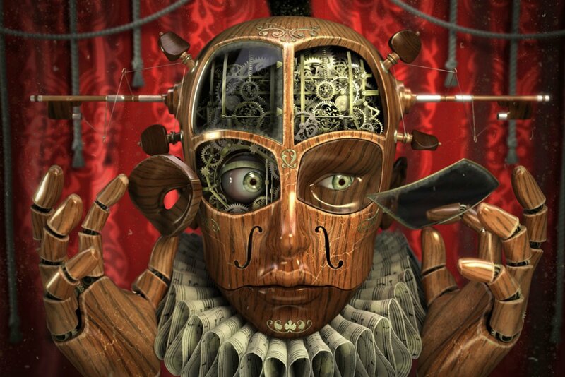 Wooden Automaton Puppet
