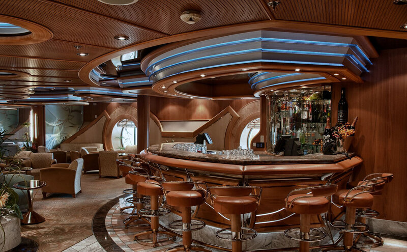 Wooden Bar Interior — Brown, Luxurious