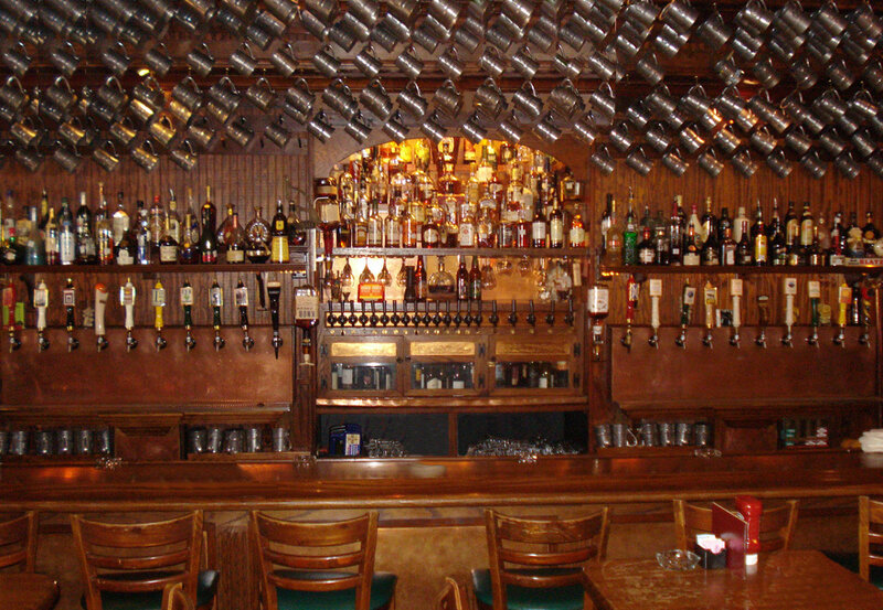 Wooden Bar Interior — Brown, Traditional