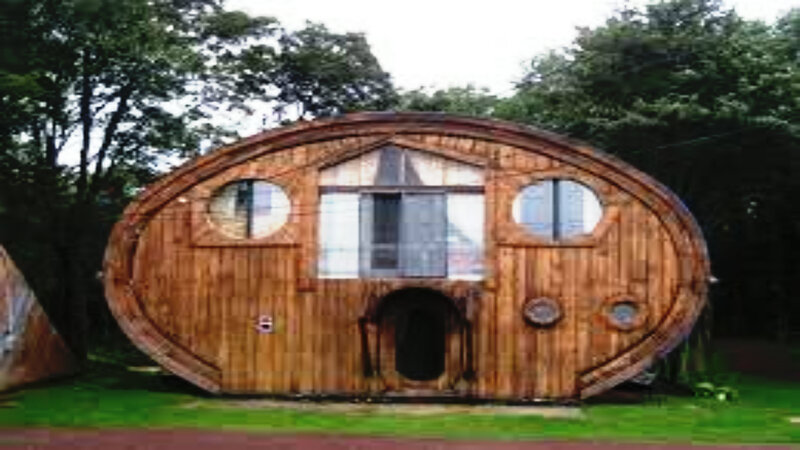Wooden Barrel House