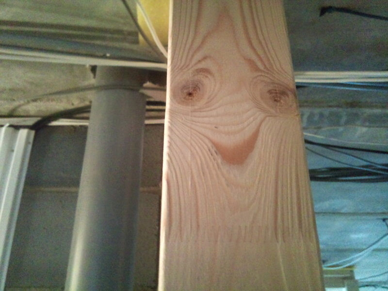 Wooden Beam with Face