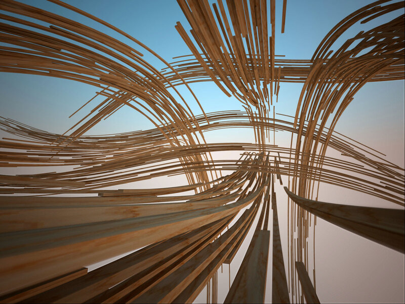 Wooden Beams Structure